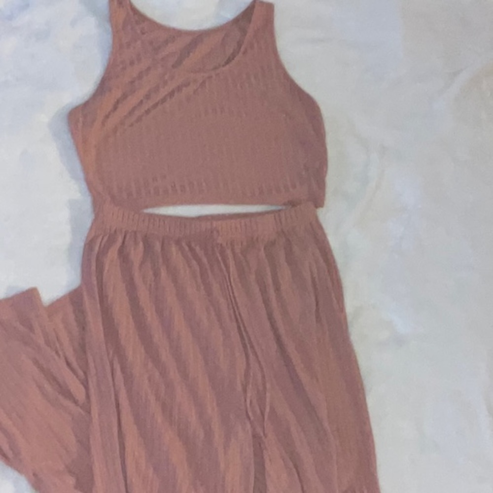 BLUSH PINK 3 PC LOUNGE WEAR